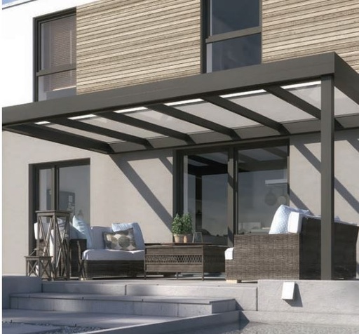 PERGOLA A TOITURE RIGIDE MOBILE SKYTOP FLAT  